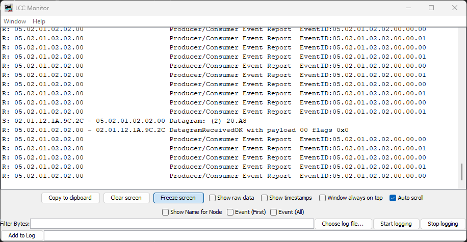 LCC traffic when Update Complete is sent to the node